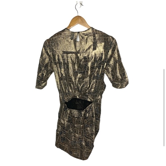 Isabel Marant pour H&M metallic dress size 2 - Picture 5 of 9